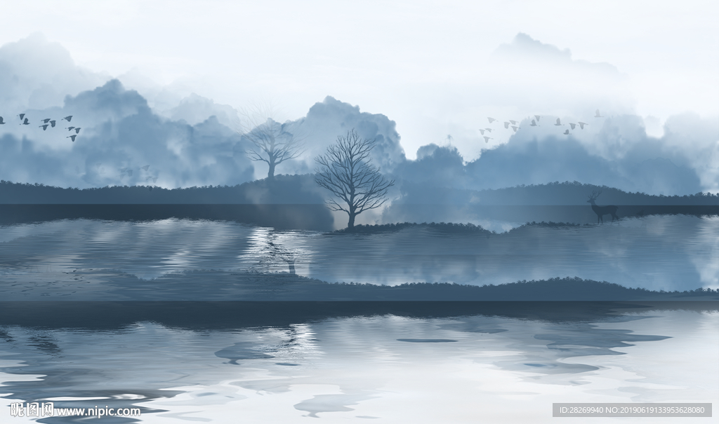 水墨画
