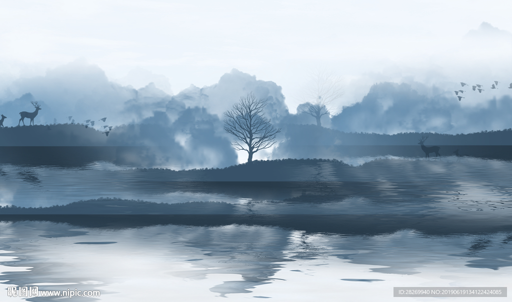 水墨画