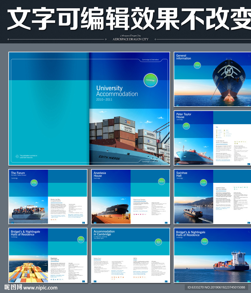 集装箱船画册