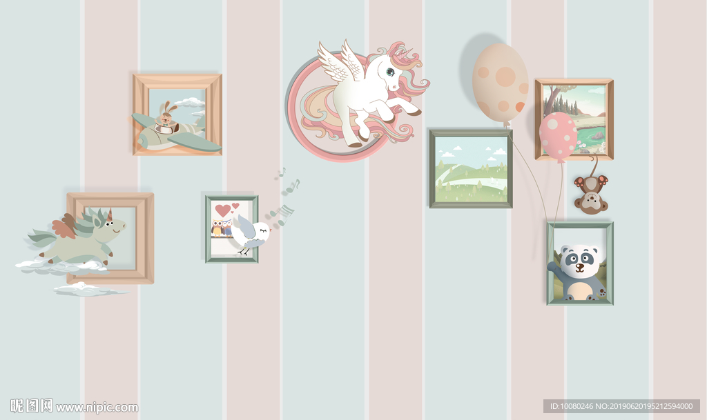 壁画壁纸 儿童房