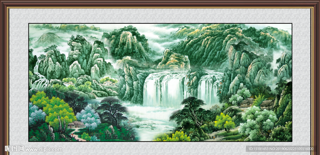 山水风景图