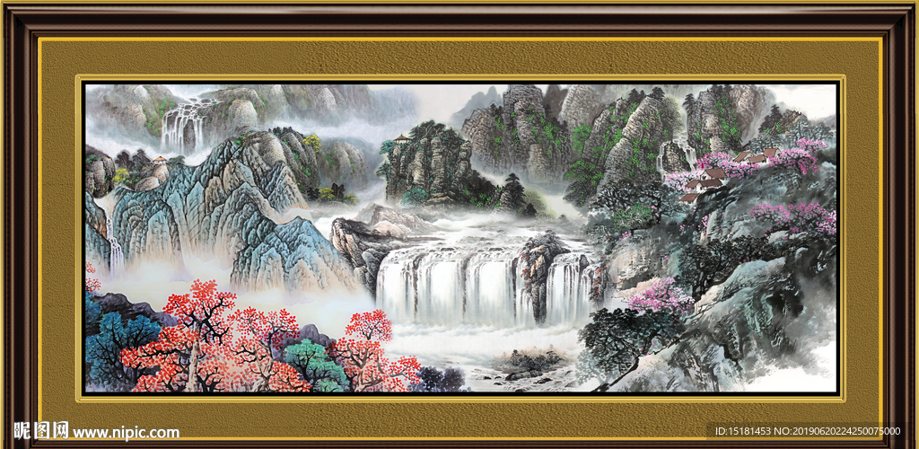 山水风景图