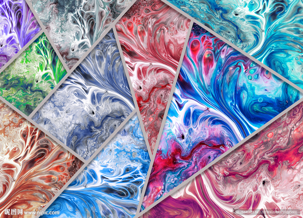 北欧地毯地画地砖设计