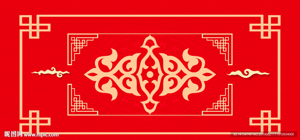 红色背景