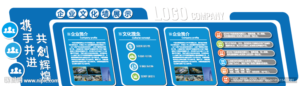 企业文化墙 发展历程 背景墙