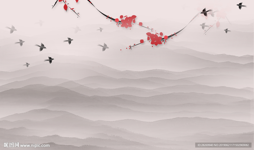 新中式无框画