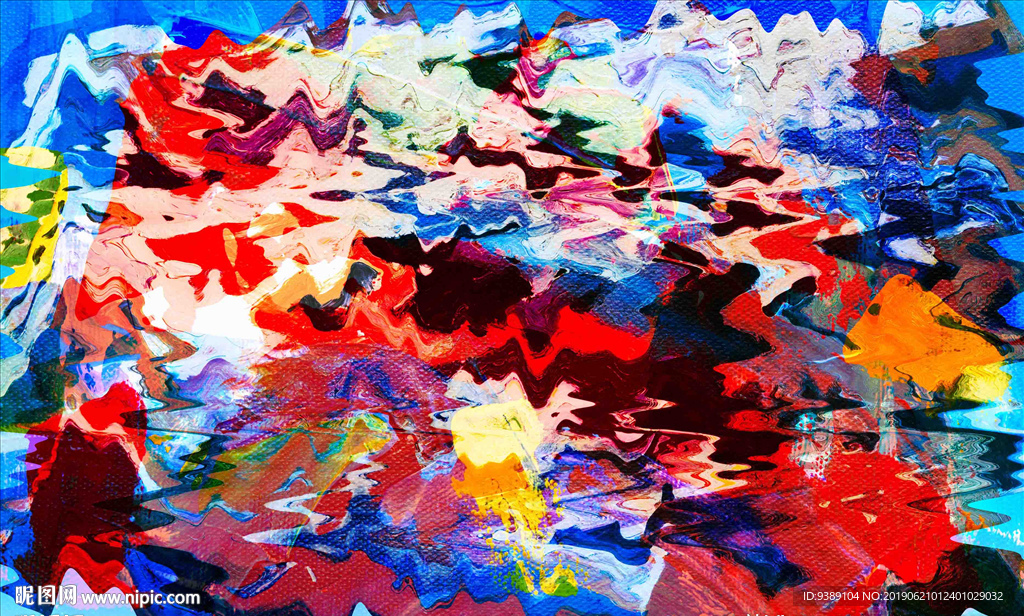 抽象油画