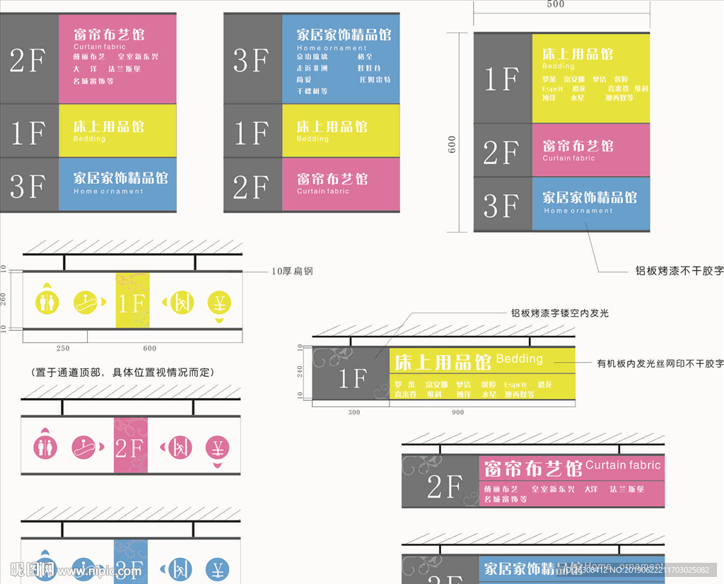 标牌 指示牌 企业 VI导视