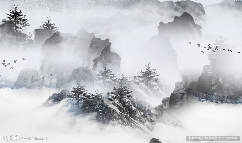 新中式山水