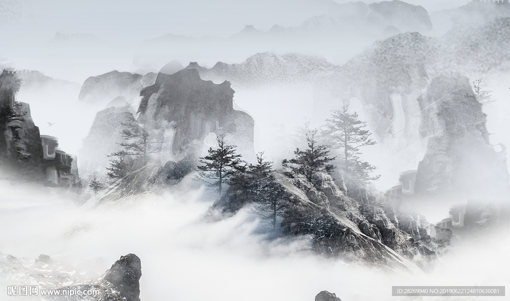 新中式山水