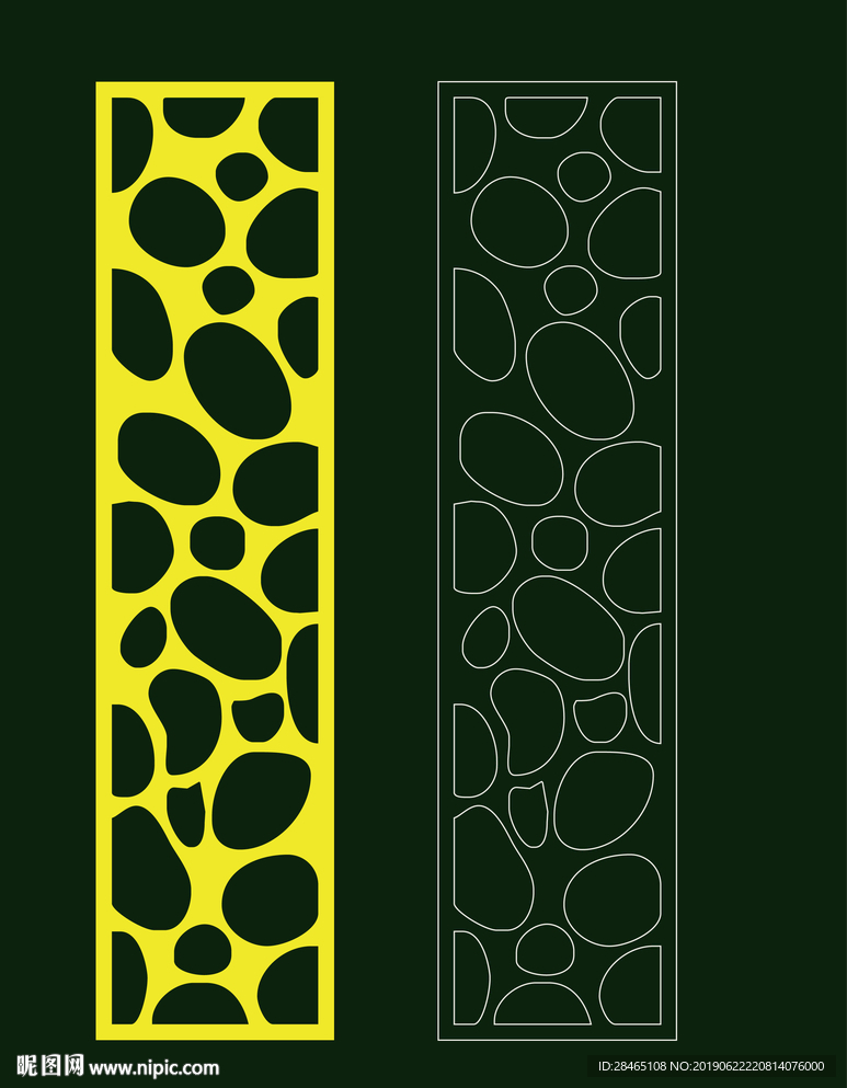 镂空雕花雕刻隔断