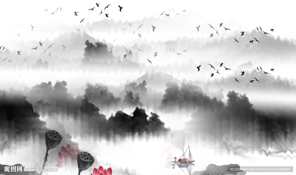 新中式无框