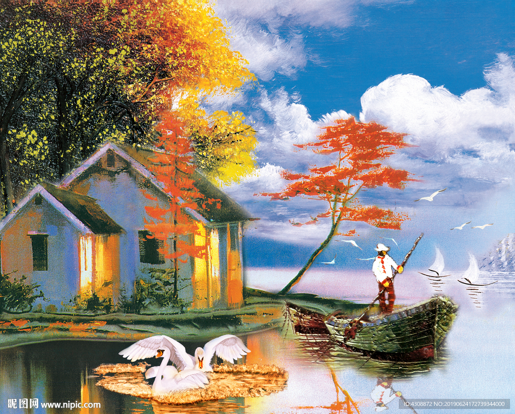 油画风景