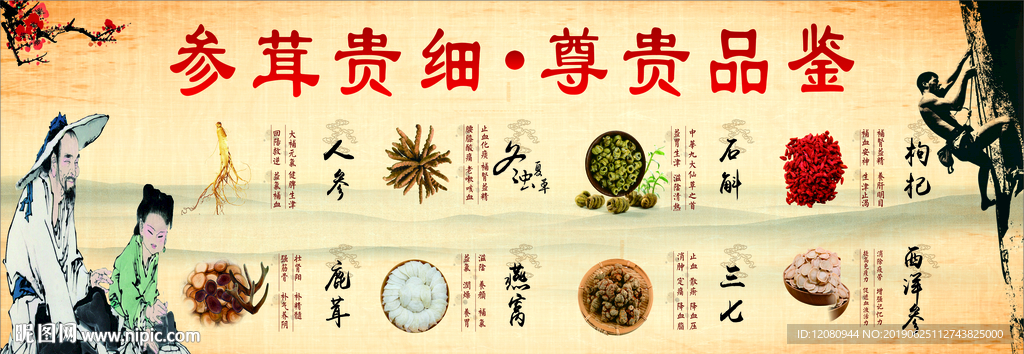 参茸海报
