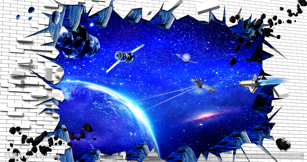 太空墙画