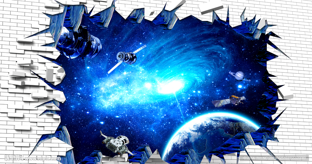 宇宙立体画