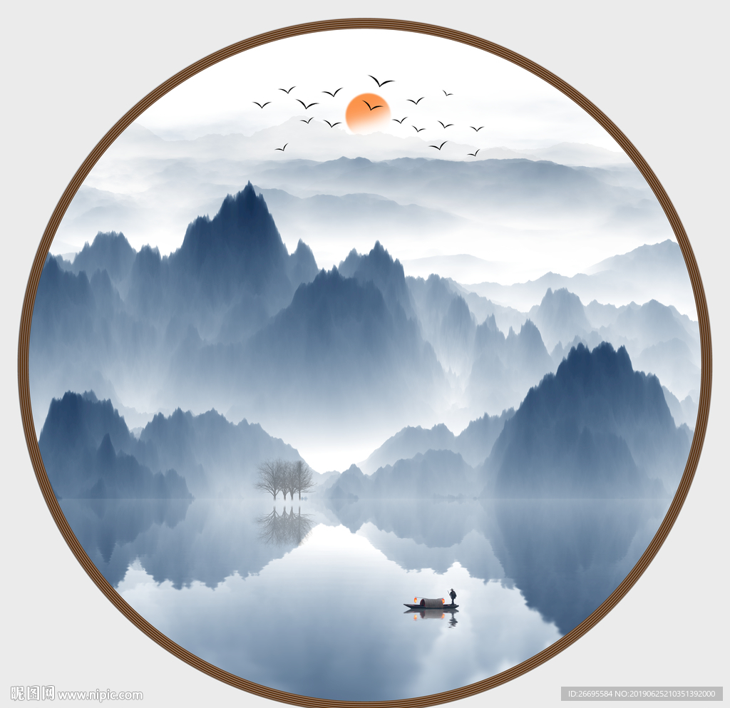 意境山水画