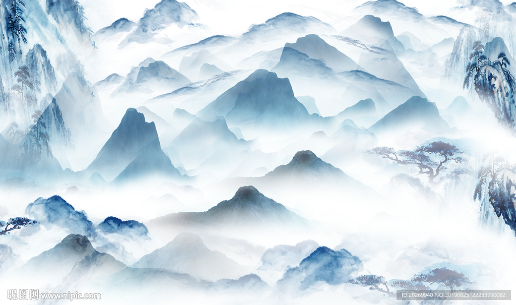 新中式背景墙