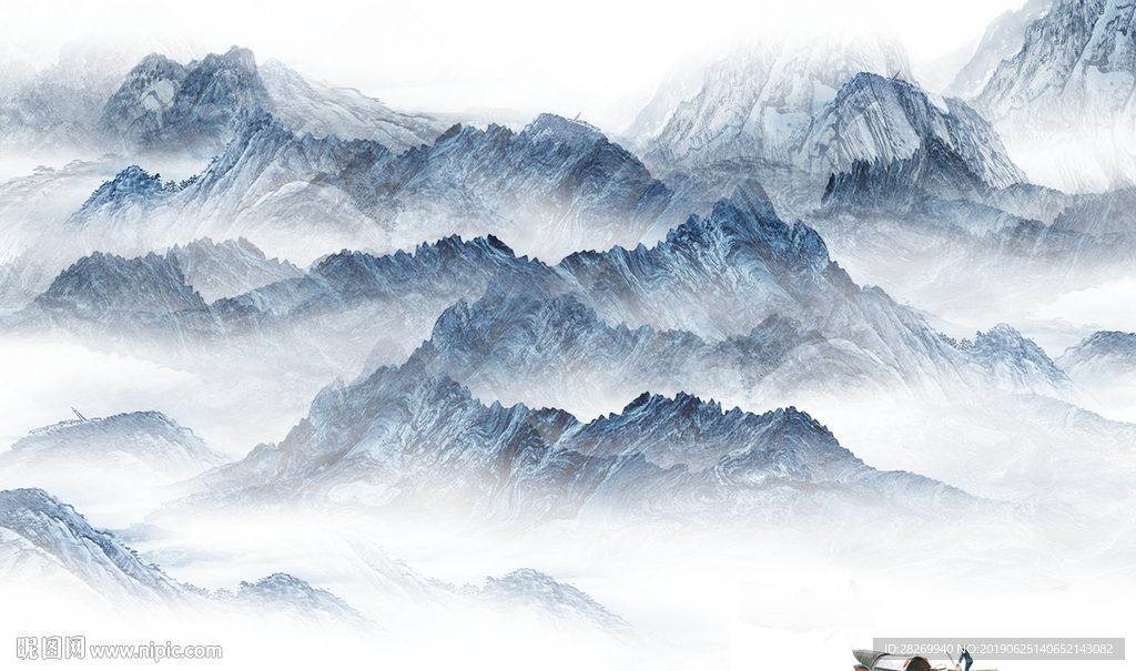 抽象山水