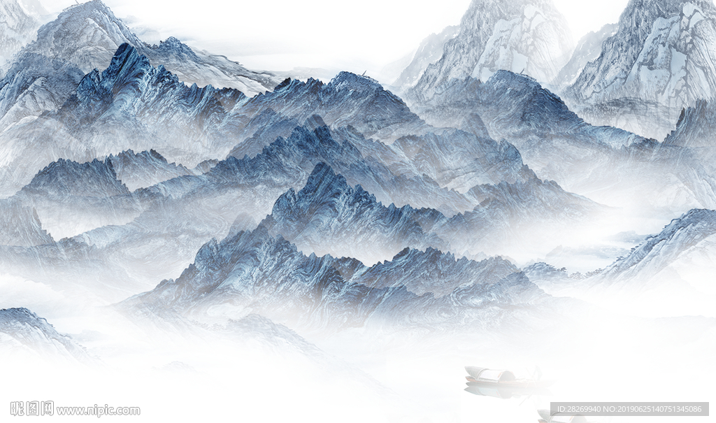 抽象山水