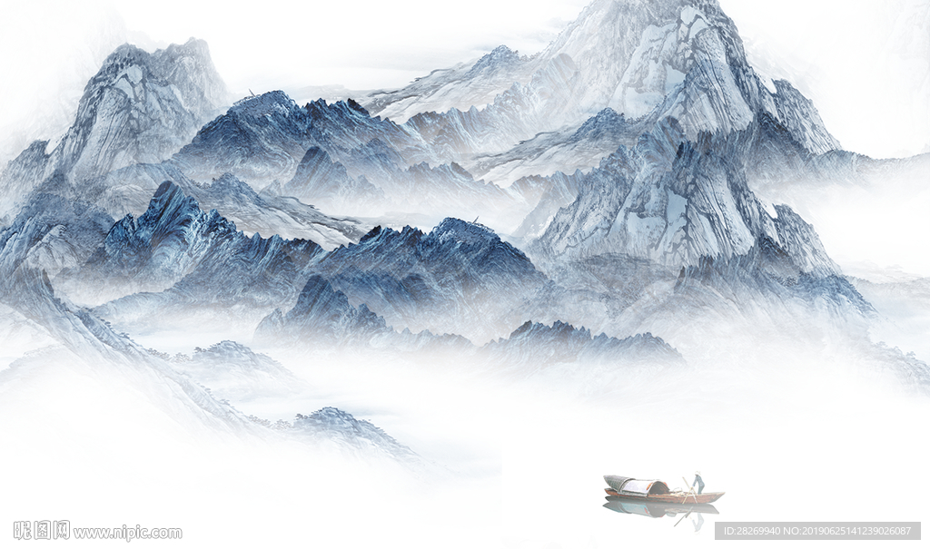 抽象山水