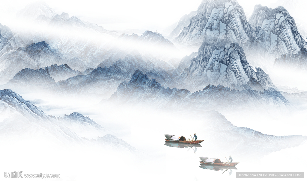 抽象山水