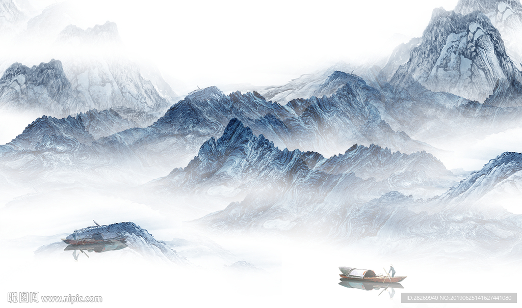 抽象山水