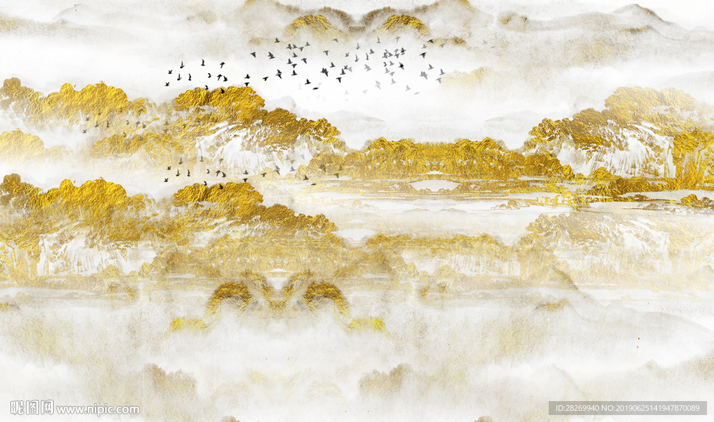 抽象山水