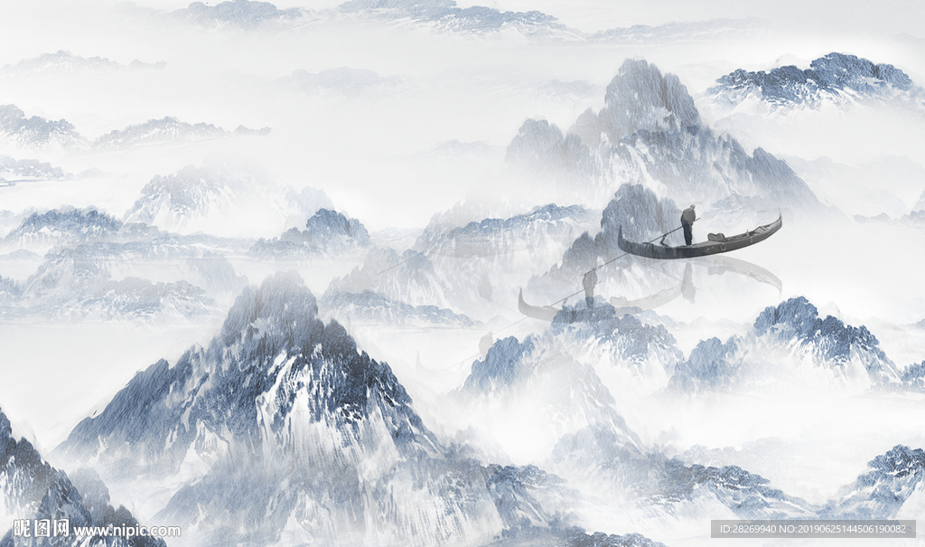 抽象山水