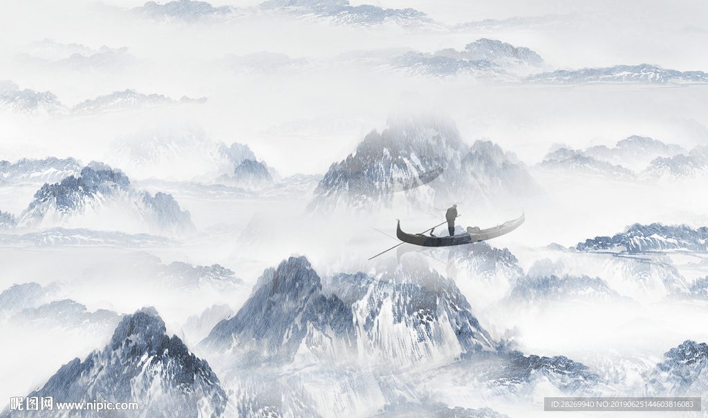 抽象山水