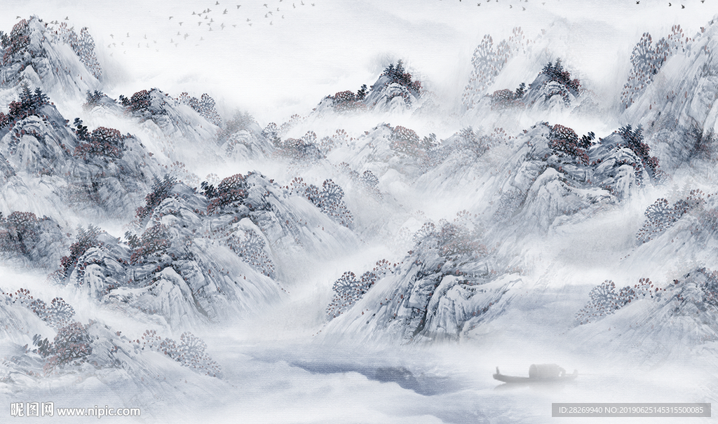 抽象山水