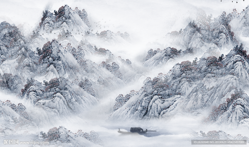抽象山水