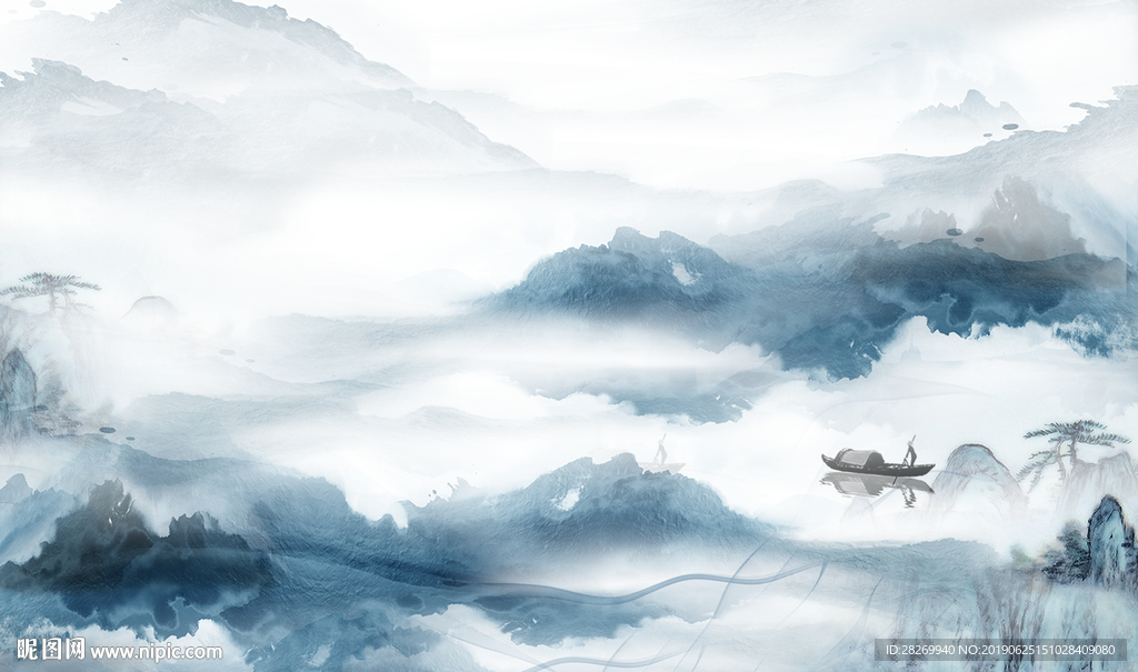 抽象山水