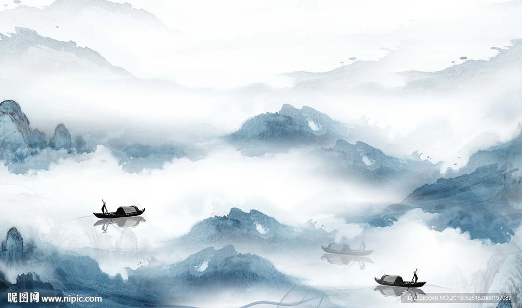 抽象山水