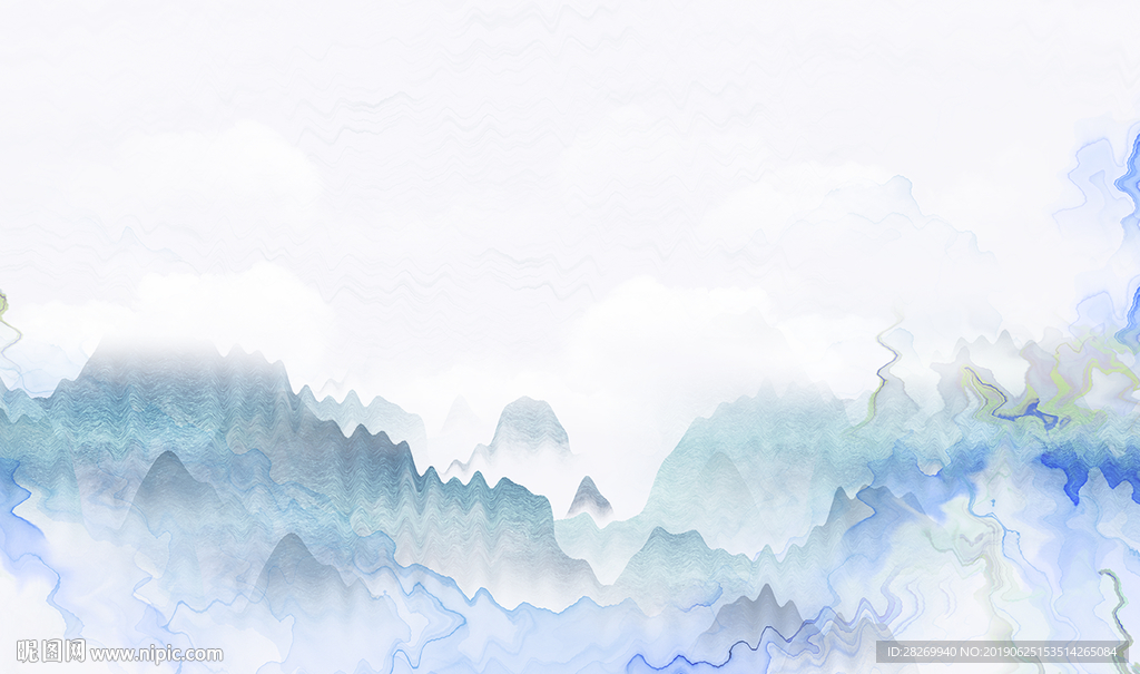 抽象山水