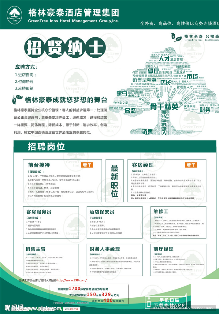 格林豪泰招聘