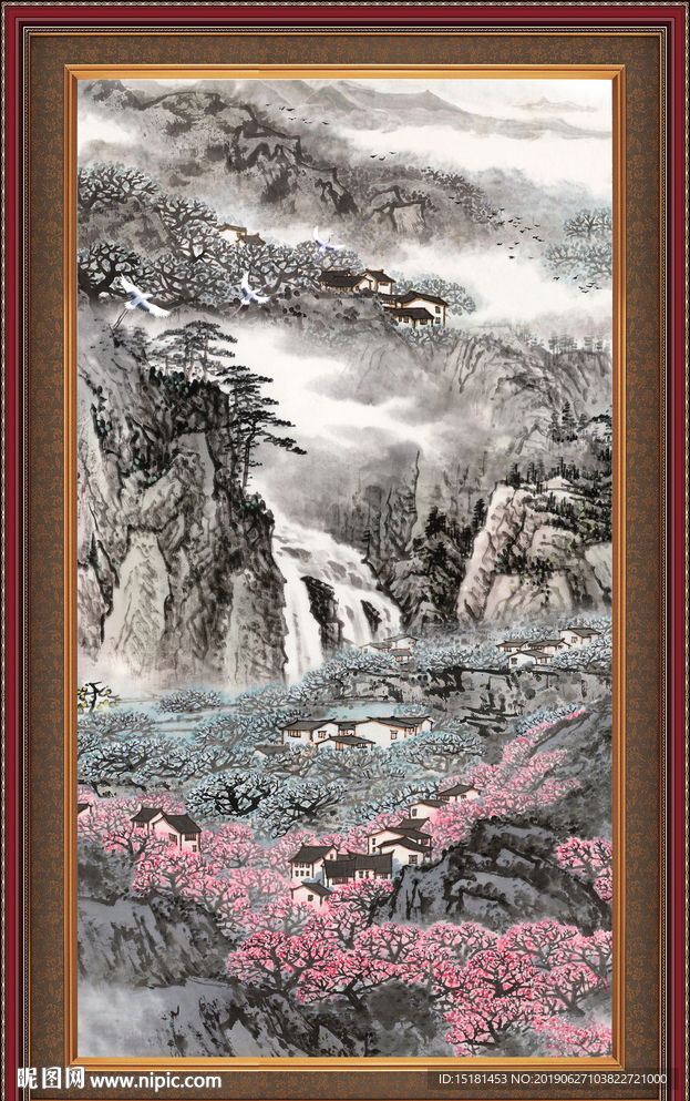 巨幅山水画
