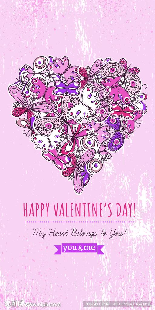 爱心蝴蝶手机壳