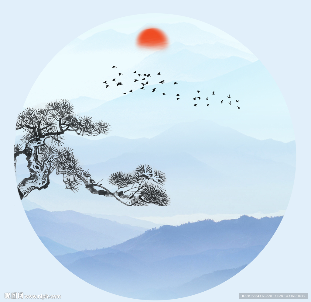 水墨山水