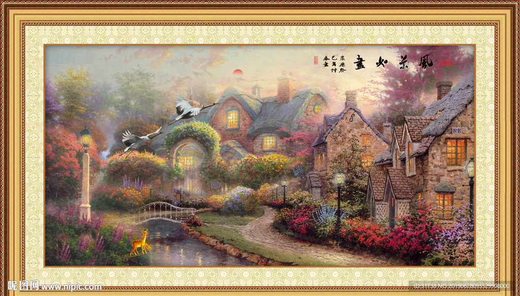 油画风景