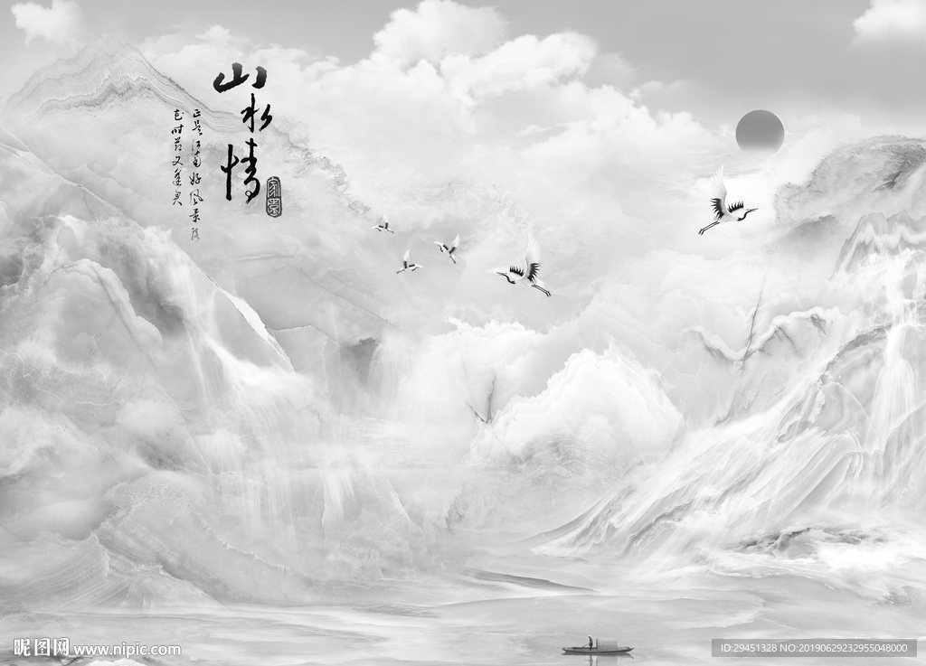 灰色大理石背景墙通道不分色