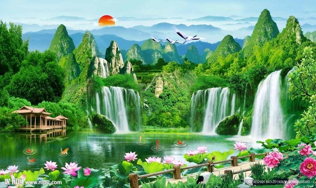 山水风景图