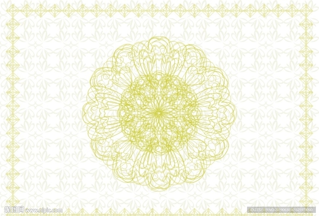 青金花纹 铭牌设计