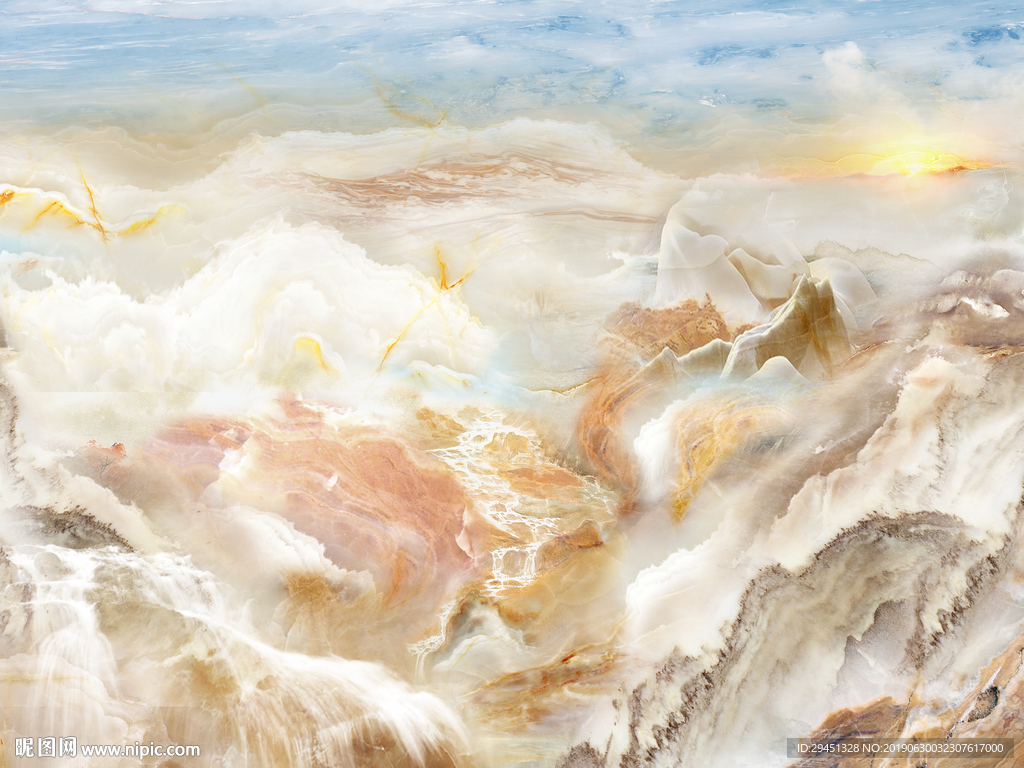 现代山水石纹
