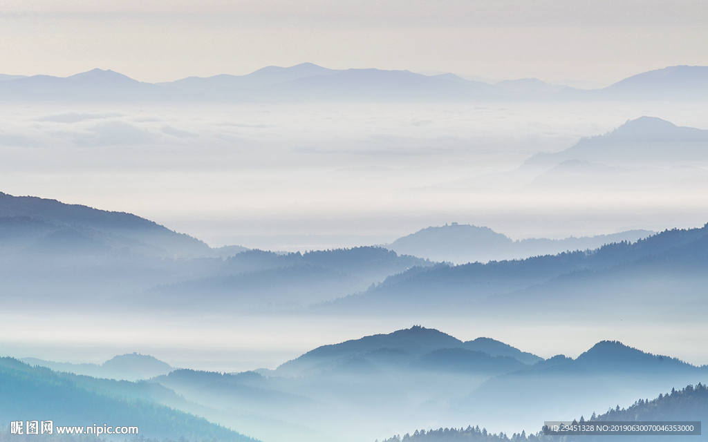 中式大气山水画