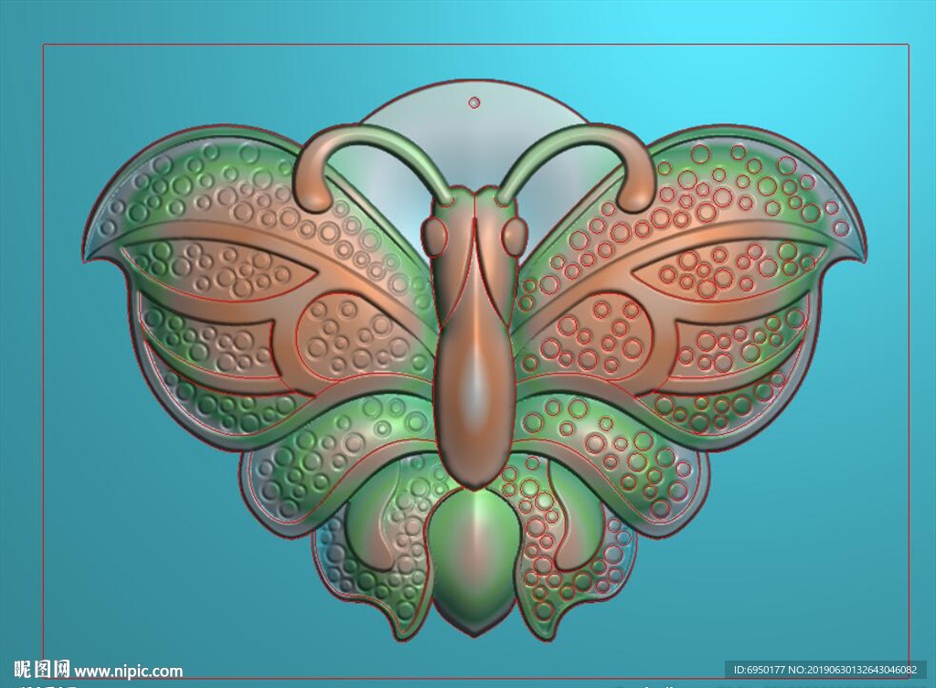 蝴蝶挂件花件吊坠玉雕精雕浮雕
