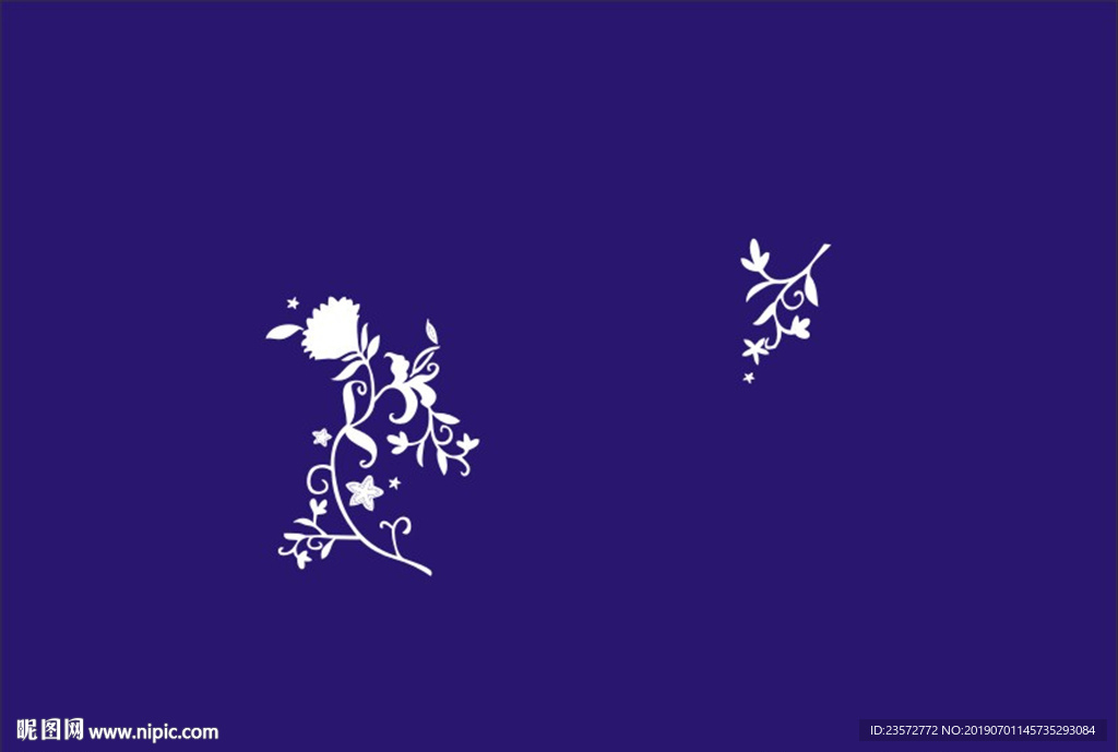 对角花