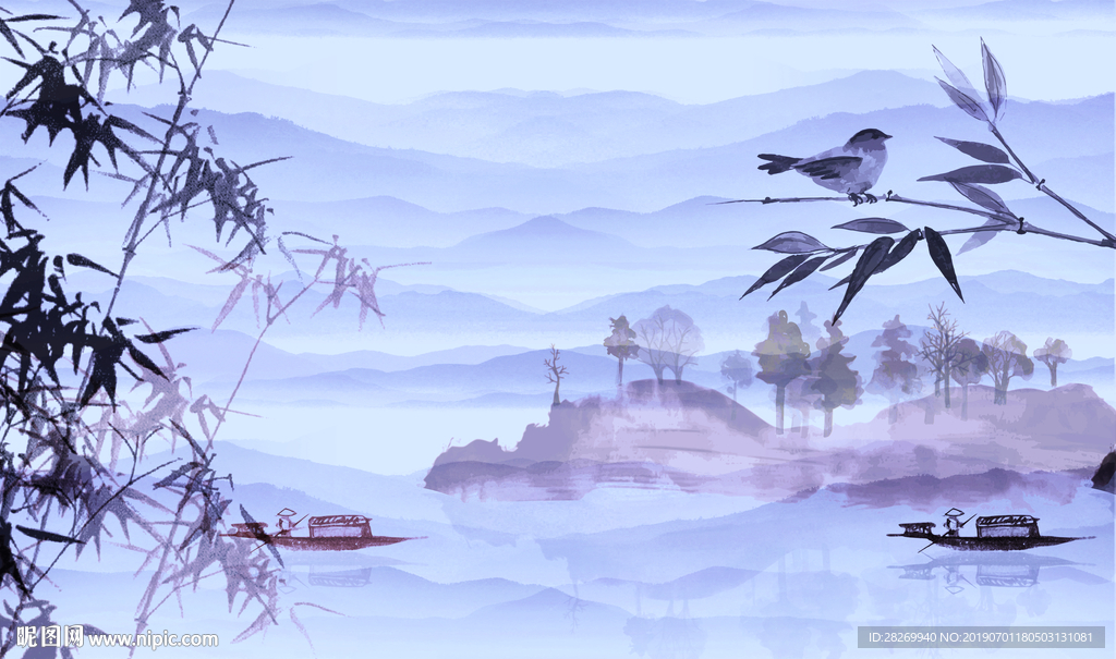 新中式山水
