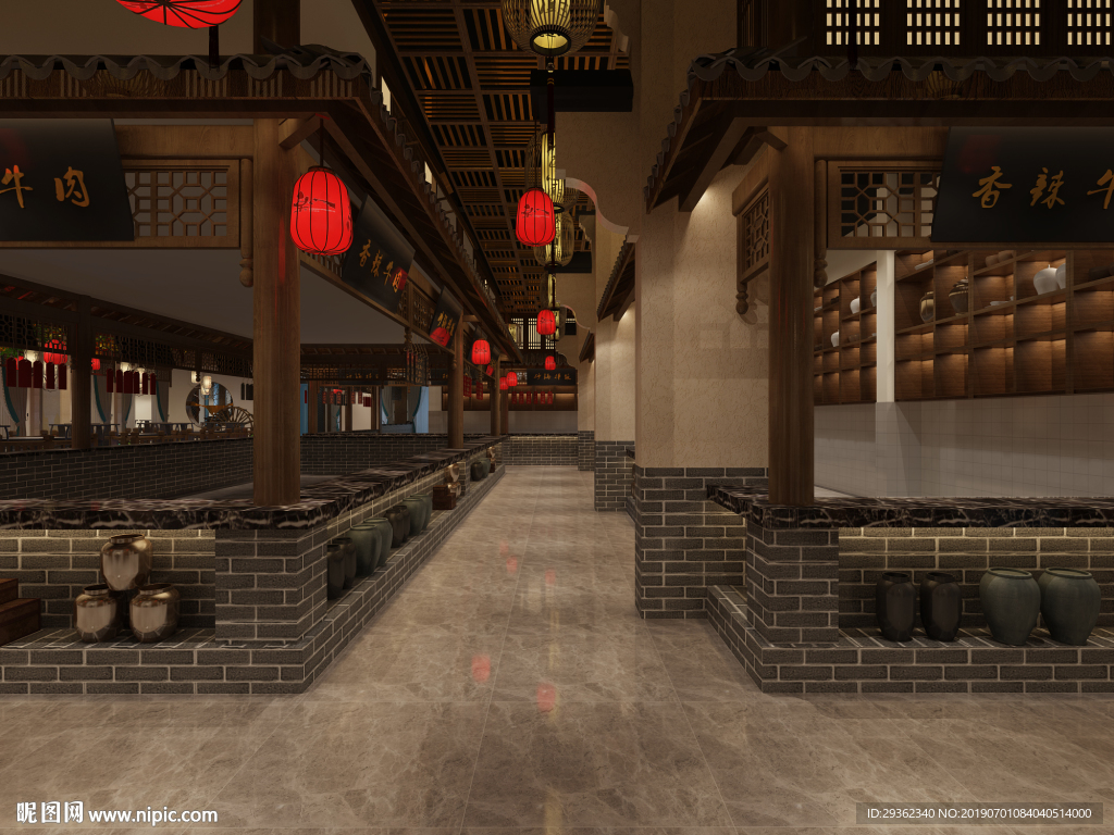 2019年河南连锁中式餐厅室内