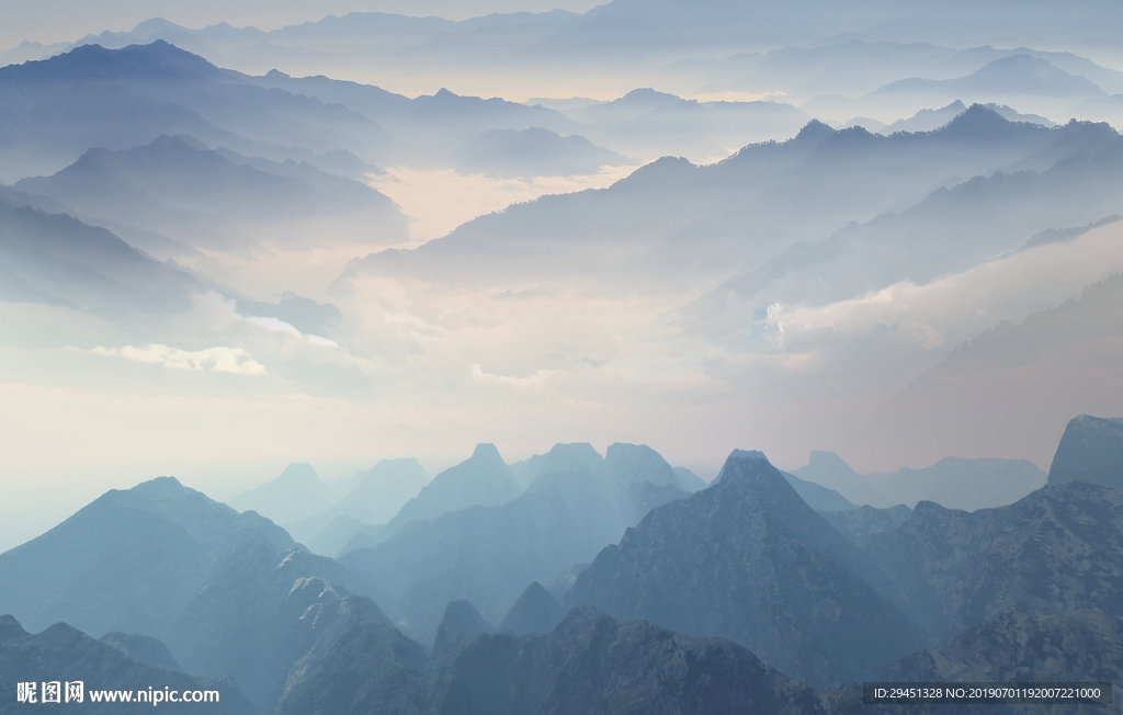 山水画精品PSD合层